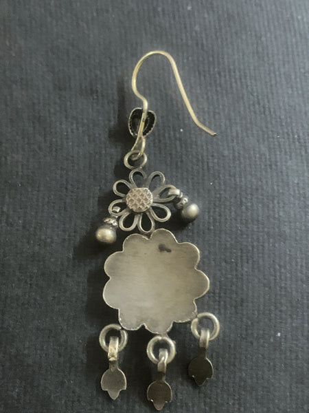 Silver Flower Earrings