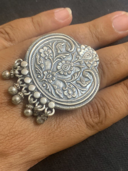 Ornate Silver FingerRing