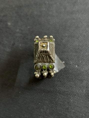 Vintage Silver Pyramid FingerRing