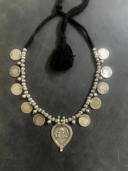 Vintage Coin and Patri Necklace