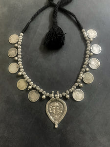 Vintage Coin and Patri Necklace