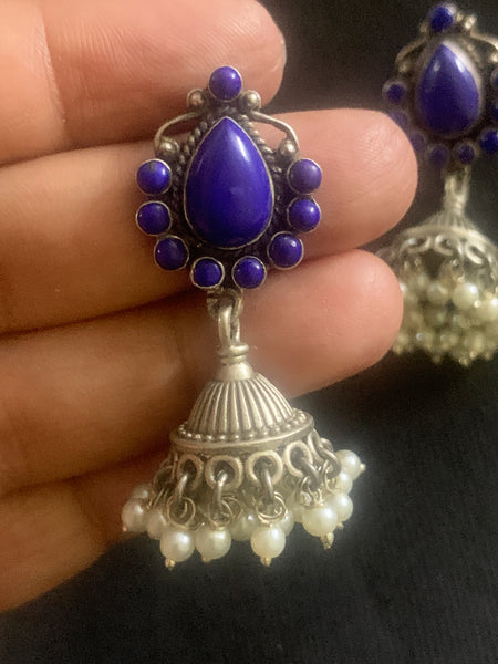 Lapis Jhumka